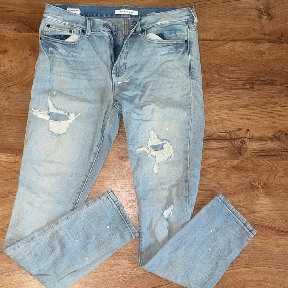 PACSUN stacked skinny jeans